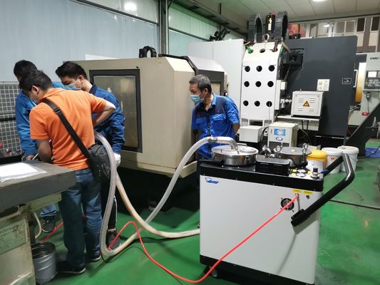 Alüminyum Çip Temizleme CNC Soğutucu Filtre Sistemi Soğutucu Tank Temizleyici